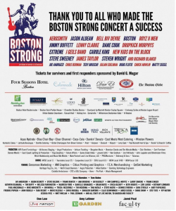Boston One Fund Concert Thank you